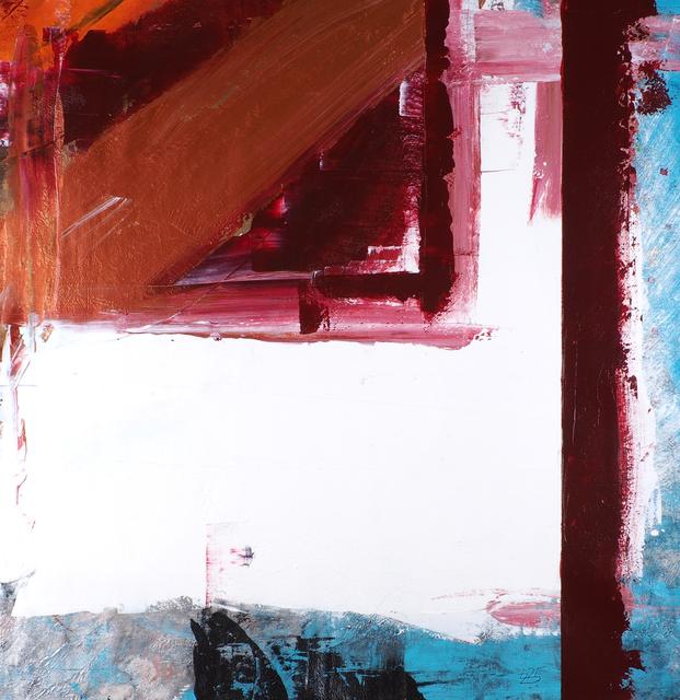 Vier / Four - 2025 | 60x60cm | acrylic, spray paint on canvas
